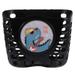 Thickened Scooter Basket Children Bike Basket Plastic Front Storage Basket (Black)