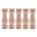 Guichaokj Wooden Pillar Model Wedding Table Centerpieces Dollhouse Accessories 1 12 Scale 5 Pcs Mini Furniture Tiny