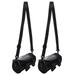 2X Outdoor Bicycle Handlebar Bag Mountain Bike Press Screen Mobile Phone Head Bag Outdoor 5L Multifunctional Bag (Black)