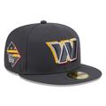 Men's New Era Graphite Washington Commanders Official 2024 NFL Draft On Stage 59FIFTY Fitted Hat