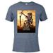 Star Wars The Bad Batch Mercenary Team Poster Art- Short Sleeve Blended T-Shirt for Adults - Customized-Denim Snow Heather