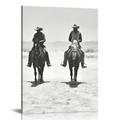 Nawypu Cowboy Black And White Art Poster Retro Wild Cowboy Poster Canvas Painting Wall Art Poster Painting Canvas Wall Posters Art Picture Print Decor Posters