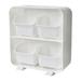 Tozuoyouz Four Pull Desktop Storage Box-Drawer- Four Small Item Box- Multi-Layer Stationery- Cosmetics- And Miscellaneous Items Storage On The Table White Free Size