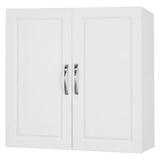 MOWENTA White Bathroom Kitchen Wall Cabinet Garage or Laundry Room Wall Storage Cabinet White Stipple Linen Tower Bath Cabinet Cabinet with Shelf