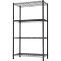 4-Shelf Adjustable Heavy Duty Storage Shelving Unit (350 lbs Loading Capacity per Shelf) Steel Organizer Wire Rack Black (36 W x 14 D x 54 H)