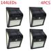 Outdoor 100 LED Solar Light Motion Sensor Waterproof Sunlight Garden Decoration Street Lights Solar Powered Lantern Wall Lamp