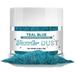 Teal Blue Art & Craft Glitter 5G Jar | Dazzler DUST | Non-Toxic Decorating Glitter | Arts Crafts Slime Glue Paint Face & Body (Teal Blue)