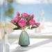 Dinmmgg Artificial Peony Flowers Rose Wedding Bouquetss Floral Rose Flower Silk Flower Hand Tied Bouquet Pink Artificial Hanging Baskets with Flowers Flower Foam for Artificial Flowers Flower