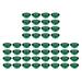 48Packs Floral Foam Rounds in Bowls DIY Flower Arrangement Kit Green Round Wet Flower Foam Blocks for Artificial Flower