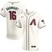 Tucker Barnhart Men's Nike White Arizona Diamondbacks Home Elite Custom Patch Jersey