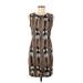 Roberto Cavalli Casual Dress - Sheath: Brown Snake Print Dresses - Women's Size 44