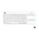 Logitech K400 Plus Tv Tastatur RF Wireless QWERTY Italienisch Weiß