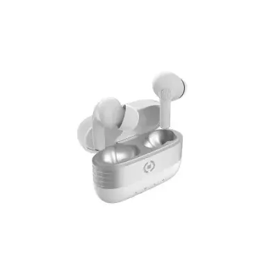 Celly Slim1 Kopfhörer Kabellos im Ohr Anrufe/Musik Bluetooth Weiß