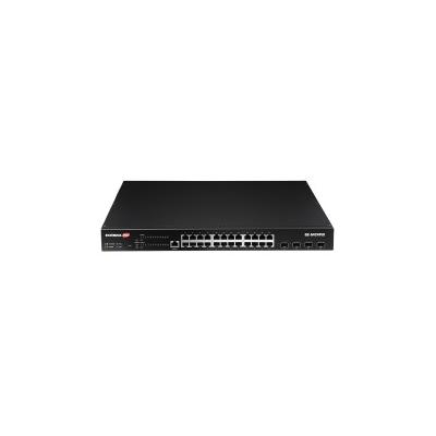 Edimax 24-Port Gigabit PoE+ Web Smart Switch mit 4-Port 10GbE SFP+-Uplinks für Überwachungszwecke