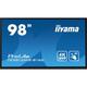 iiyama PROLITE Digitale A-Platine 2.49 m (98") LED WLAN 400 cd/m² 4K Ultra HD Schwarz Touchscreen Eingebauter Prozessor Android