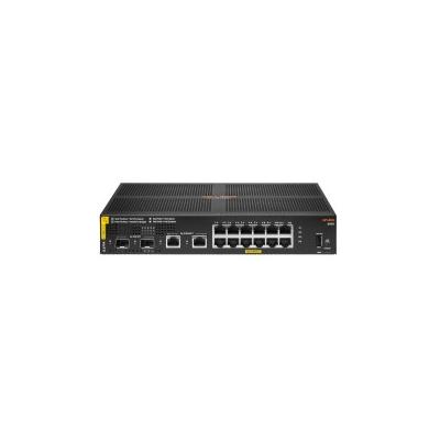 Aruba 6100 12G Class4 PoE 2G/2SFP+ 139W Managed L3 Gigabit Ethernet (10/100/1000) Power over Ethernet (PoE) 1U Schwarz