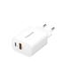 Intenso POWER ADAPTER USB-A/USB-C/7803012 Universal Weiß AC Schnellladung Drinnen