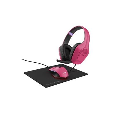 Trust GXT 790 Kopfhörer Kabelgebunden Kopfband Gaming Schwarz, Pink