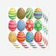 PcsPack Easter Stickers Designs Easter Egg Round Stickers Happy Easter Holiday Decoration For Holiday Decals Party Supplies Reward Gifts