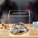 X X cm X X inch X X CM X X inch Money Box For Adults Clear Acrylic Unopenable Savings Box For Kids Money Bank Savings Coin Bank For Adults