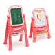 Art Easel For Kids Height Adjustable Rotate Standing Kids Easel Double Sided Art Drawing Board With Chalkboard Whiteboard Toddler Easel With Paintin