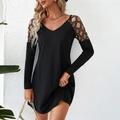 Cut Out Crisscross Rhinestone Decor Raglan Sleeve Tee Dress