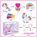 Pcs Diamond Painting Art Kits For Kids D Diamond Arts And Crafts Keychains For Kids Girls Ages With Gift Box Gem Art Supplies Gem Star Cake Rainbow K