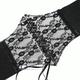pc Fashionable Womens Lace Elastic Waist Belt For Shirt Decoration Shapewear Waist Trainer Corset