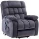 KIPOZI Electric Power Lift Recliner Chair Sofa With Massage And Heat For Elderly Side Pockets USB Ports Single Recliner Chairs For Living Room Overst