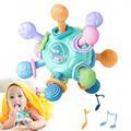 Baby Rotating Rattles Ball Toy Newborn Silicone Teether Grasping Exercise Game Hand Bell Develope Intelligence Educational Sensory Toys ChildrenSome P