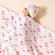 pcs Cartoon Graphic Baby Swaddling Blanket Hat Set