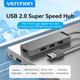 VENTION USB Hub Port USB Hub Splitter With Charging Port For Notebook PC USB Flash Drives Mobile HDD For MacBook Pro IMac Surface Pro XPS