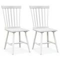 Dining Chairs Set Of Windsor Kitchen Chairs With Spindle Back Rubber Wood Legs NonSlip Foot Pads Armless Side Chairs For Kitchen Dining Room Restaur