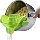 pcs Pasta Strainer And Pot Strainer Kitchen Gadgets For All Pots And Pans Food Strainer For Meat Fruit And Kitchen Colander Easy To Use And Store
