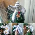 pc White cm Plush Snowman Festival Decoration Toy Gift