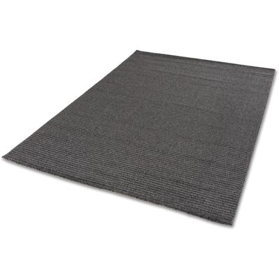 Teppich "Pure 6317-241", grau (anthrazit), B:200cm H:22mm L:290cm, Kunstfaser, SCHÖNER WOHNEN-KOLLEKTION, Teppiche, Kurzflor, Hoch Tief Struktur, Wohnzimmer, Schöner Wohnen Kollektion Image