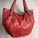 Nine West Bags | Guc Nine West Large Red With Crocodile Embossed Shoulder Bag | Color: Red | Size: Os