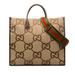 Gucci Bags | Gucci Jumbo Gg Canvas Web Convertible Tote Satchel | Color: Brown | Size: Os