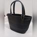 Coach Bags | Coach Black Leather Tanned Tote Bag | Color: Black | Size: Os