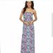 Lilly Pulitzer Dresses | Lilly P 'Marlissa' Maxi Dress | Color: Blue/Pink | Size: M