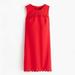 J. Crew Dresses | J.Crew Dresses | J. Crew Sleeveless Scalloped Dress With Grommets | Color: Red | Color: Red | Size: 14