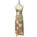 Lilly Pulitzer Dresses | Lilly Pulitzer Vintage Derby Patch Work Print Halter Maxi Dress Pink Yellow 2 | Color: Pink/Yellow | Size: 2