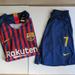 Nike Shirts | Fc Barcelona 2018 Nike Soccer Long Sleeve Jersey & Shorts Sz Small #7 Coutinho | Color: Blue/Red | Size: S