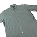 Ralph Lauren Shirts | Men's Ralph Lauren Green White Gingham Button Up Yarmouth Cotton 15.5 Shirt 34 | Color: Green/White | Size: 15.5