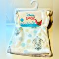 Disney Bedding | Disney Baby Soft & Cuddly Sleeping Dumbo White Baby Blanket 30" X 40" | Color: Gray/White | Size: Os
