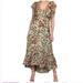 Anthropologie Dresses | Anthropologie X Drew Terra Vintage Garden Wrap Dress Xs | Color: Brown/Cream | Size: Xs