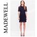 Madewell Dresses | Madewell 1937 Magnolia Lined Lace Short Sleeve Navy Blue Mini Dress Women's 8 | Color: Blue | Size: 8