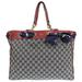 Gucci Bags | Gucci Gg Canvas Scarf Tote Bag Beige X Navy Red 153033 467891 | Color: Tan | Size: Os