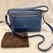 Kate Spade Bags | Brand New Kate Spade Run Around Flap Bag Crossbody In Blue Pebbled Leather | Color: Blue | Size: Width: 11” X Height: 9”