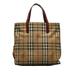 Burberry Bags | Burberry Haymarket Check Handbag | Color: Brown | Size: Os
